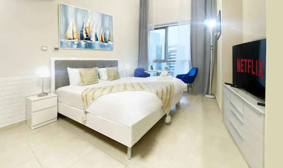 Studio In Dubai Marina Near Beach And Metro With Fast Wifi And Car Parking Z507
