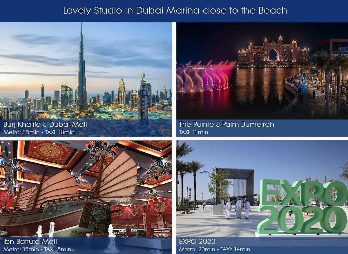 Studio In Dubai Marina Near Beach And Metro With Fast Wifi And Car Parking Z507 Apartment
