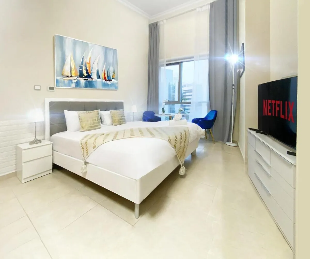 Studio In Dubai Marina Near Beach And Metro With Fast Wifi And Car Parking Z507